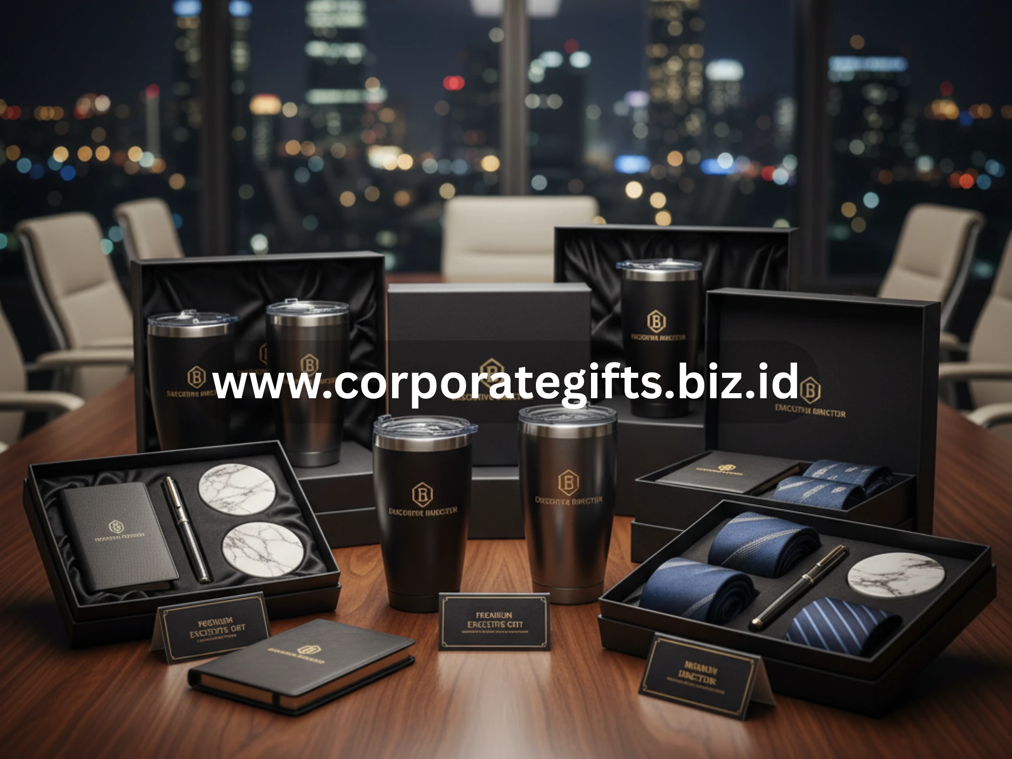 Tumbler premium dan gift set elegan untuk direksi